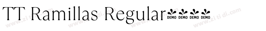 TT Ramillas Regular字体转换